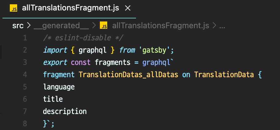 4 create graphql fragments