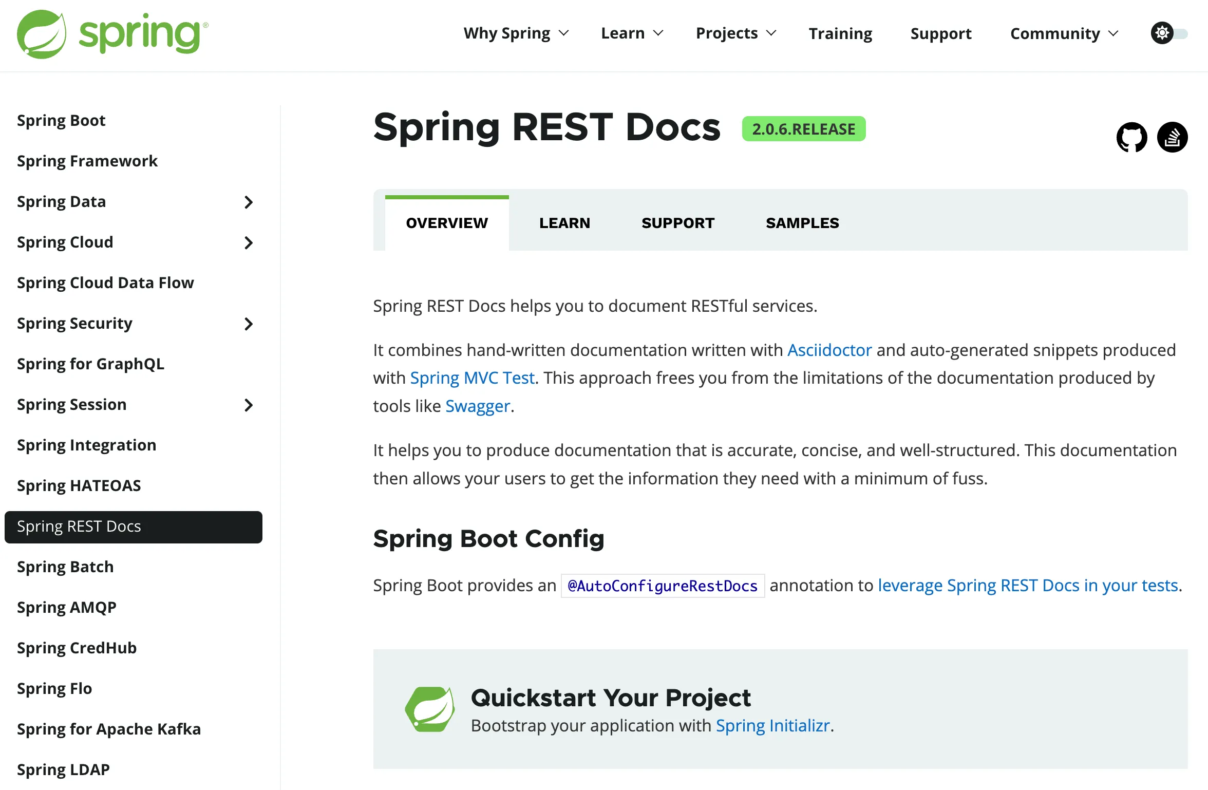 Spring REST Docs)
