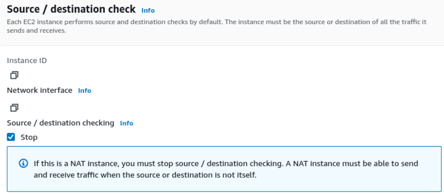 6 aws source dest check