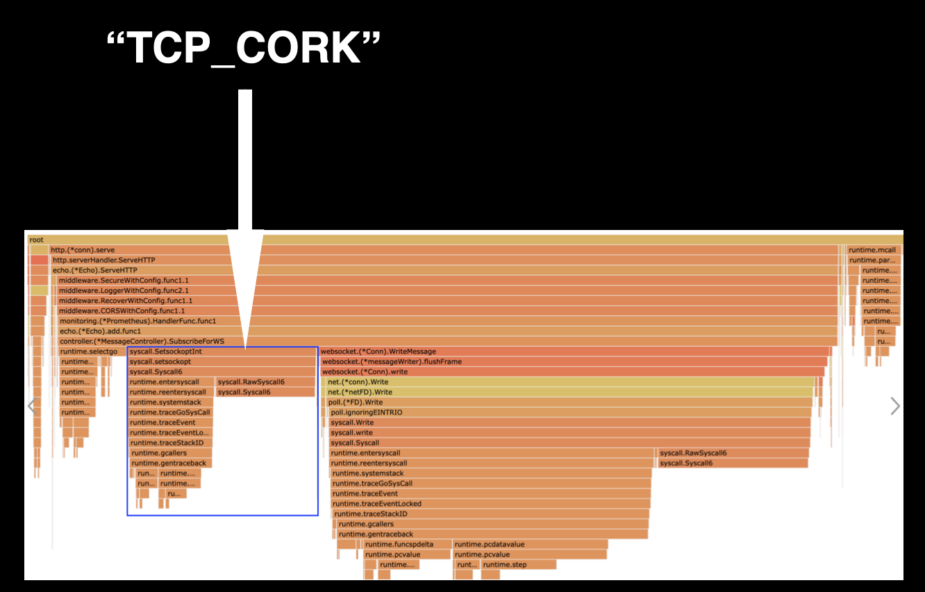 그림4. TCP_CORK pprof