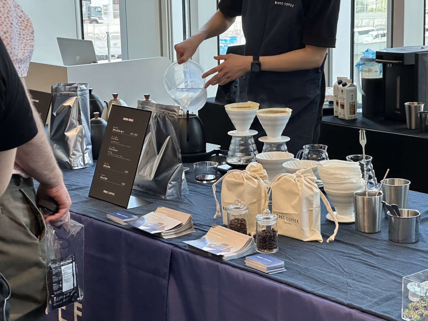 Cafe at the conference venue