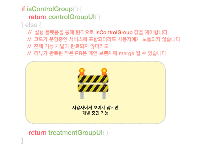 실험 플랫폼을 이용한 기능 개발 전략