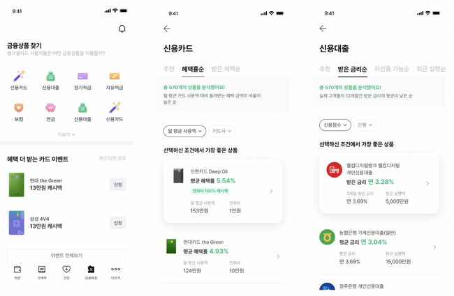 금융 쇼핑