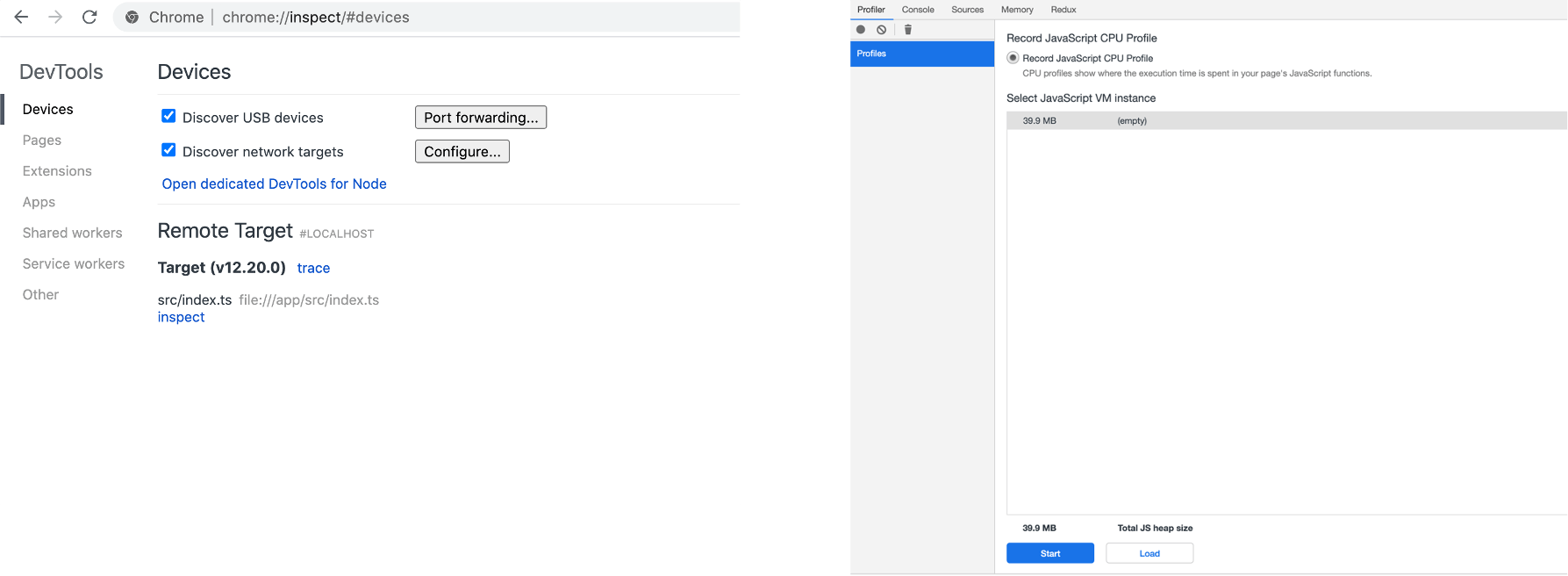 chrome inspector