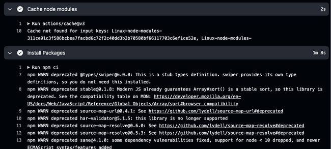 캐싱이 수행되지 않음