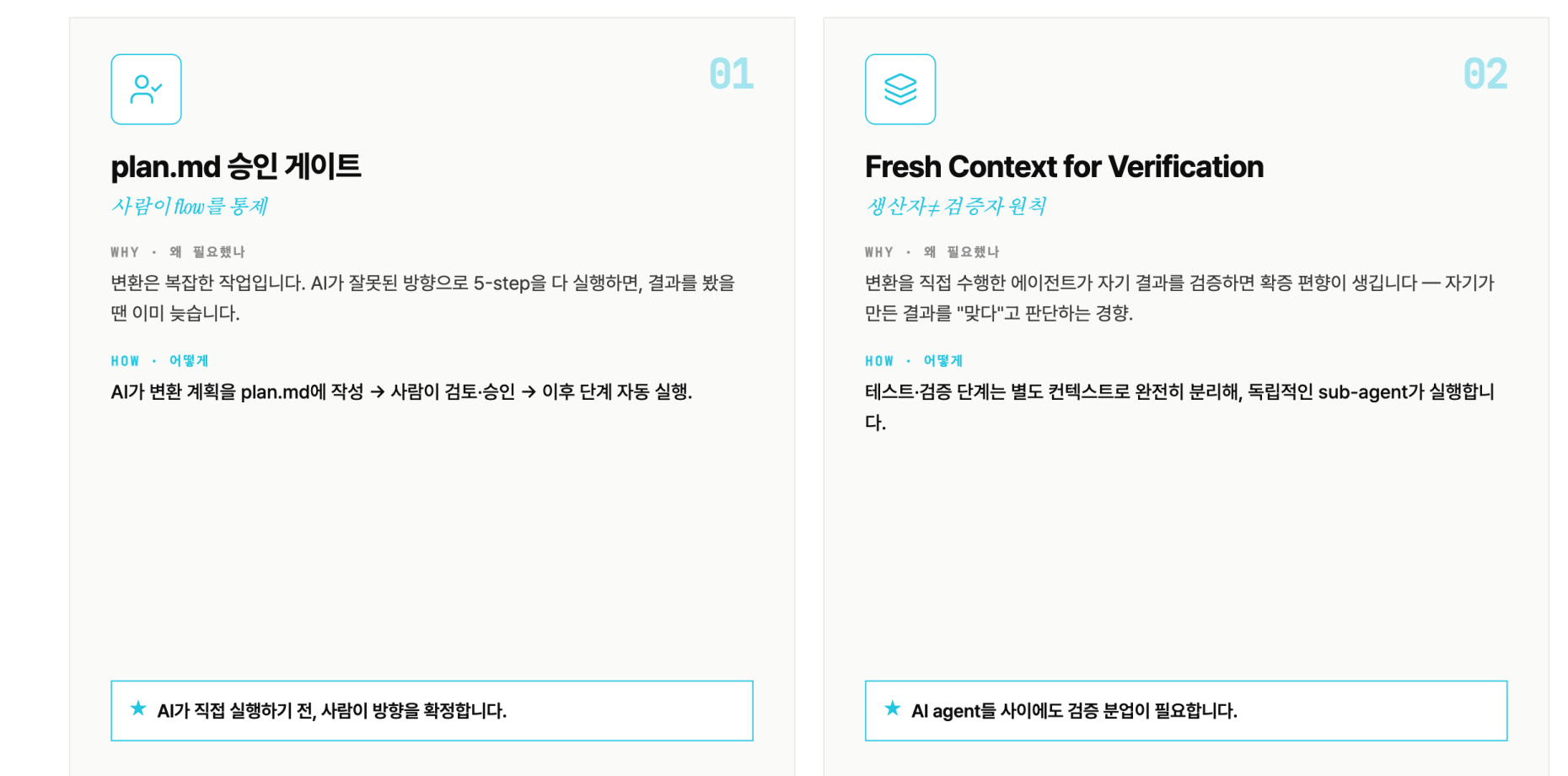 사람과 AI, AI와 AI 사이의 검증 구조