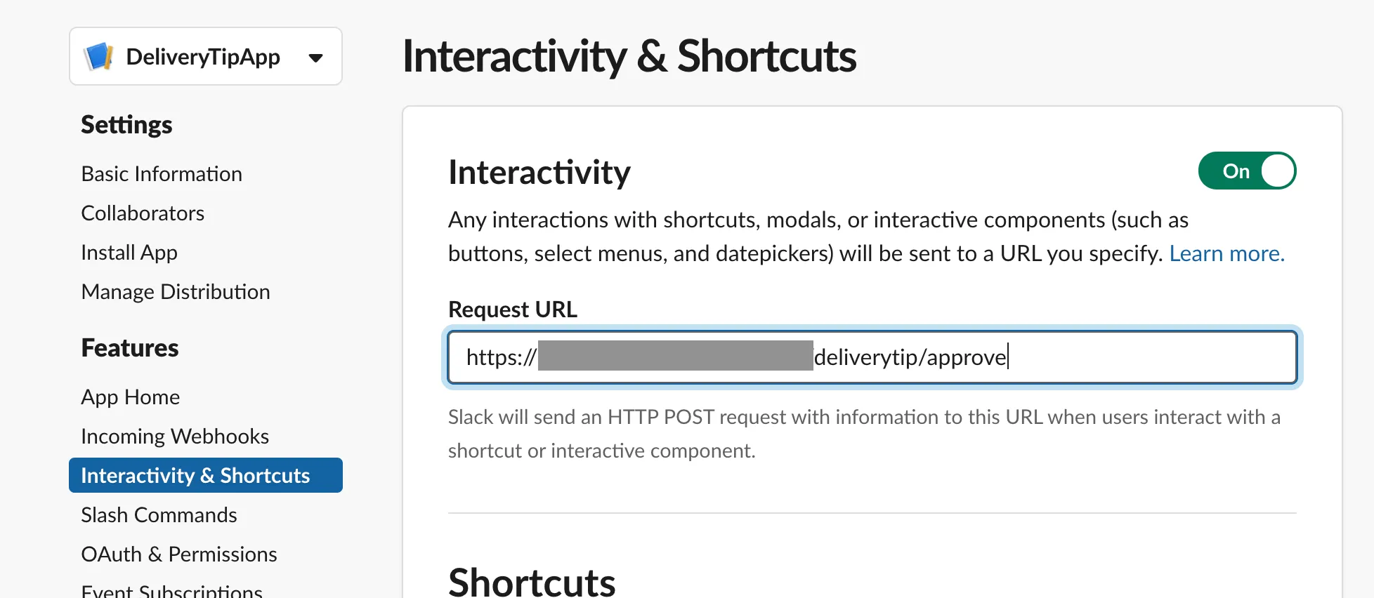 Interactivity Shortcuts Activate